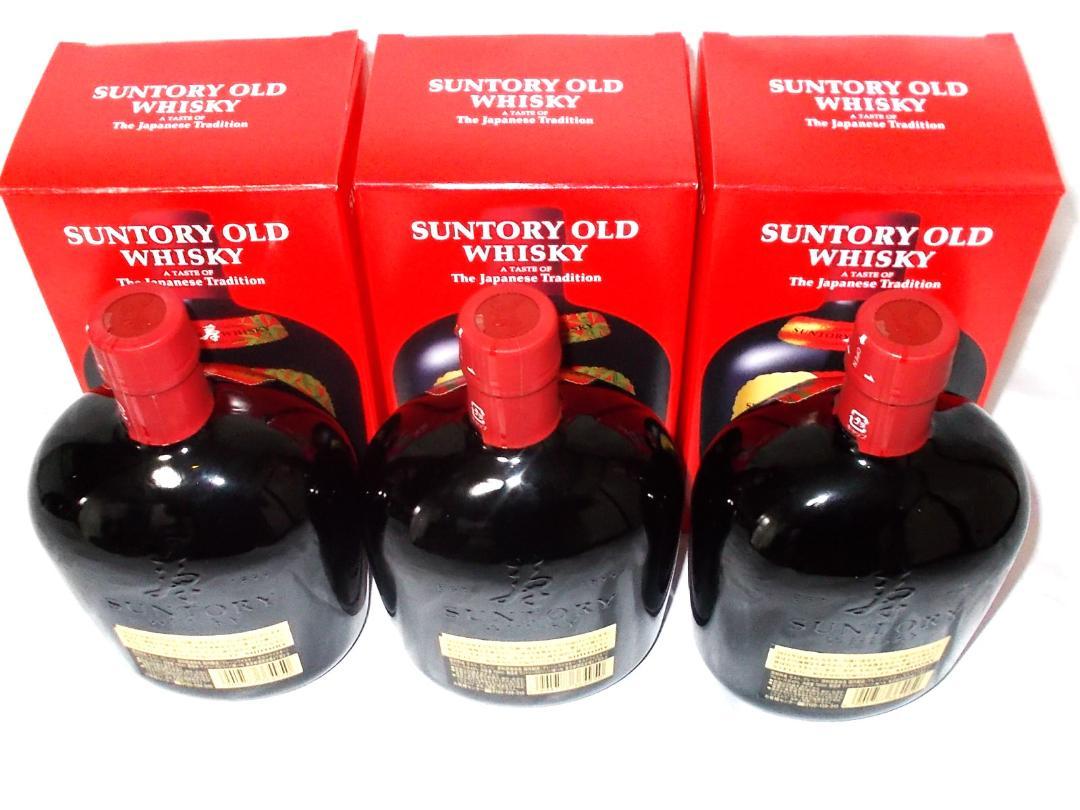 サントリー　オールド　干支ラベル　２０２２年寅　700ｍｌ　３本セット 新品