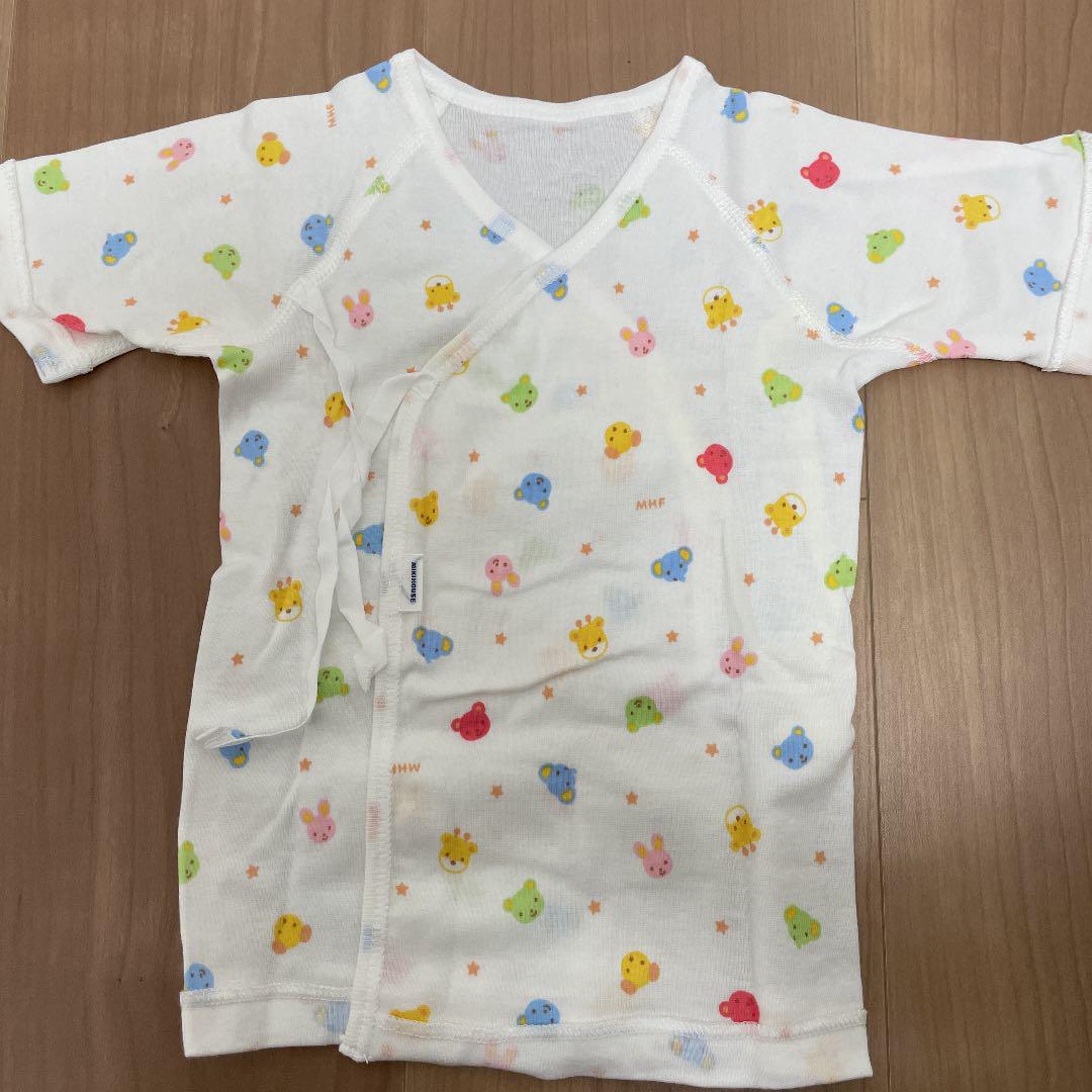人気定番の (未使用品)ミキハウス 短肌着5枚 サイズ50cm 下着/肌着 人気定番の (未使用品)ミキハウス 短肌着5枚 サイズ50cm 下着/肌着