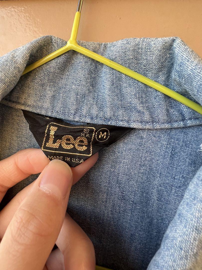 Lee  70s  リメイク品　デニムジャケット  M  ライトブルー