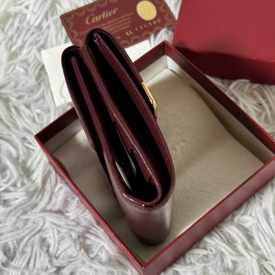新品未使用✨カルティエ　マストドゥカルティエ　三つ折り財布　L3000505