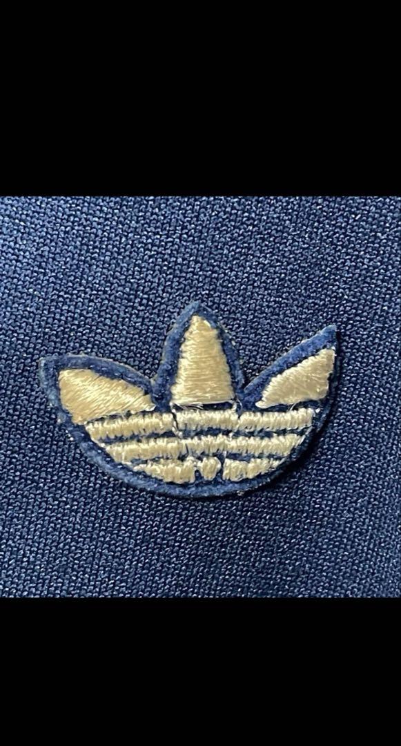 7号 80s old adidas デサント製 トラックジャケット レトロ XL