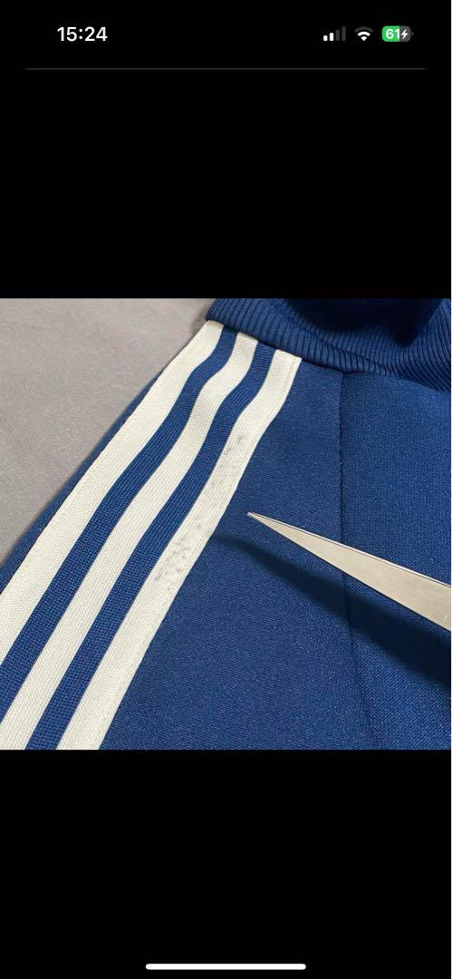 7号 80s old adidas デサント製 トラックジャケット レトロ XL