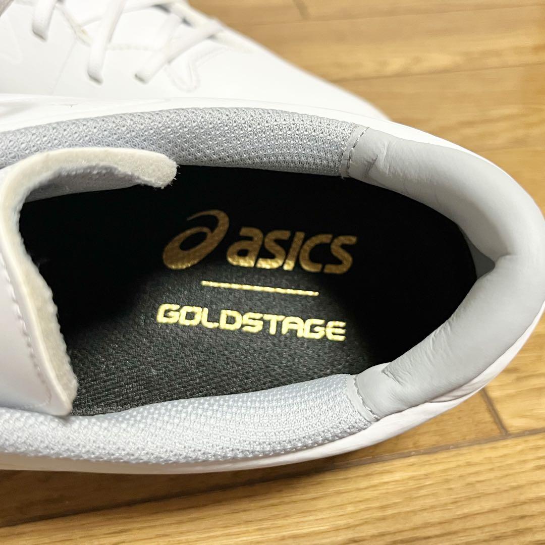 【新品未使用】asics GOLDSTAGE HUNT　27㎝　オールホワイト