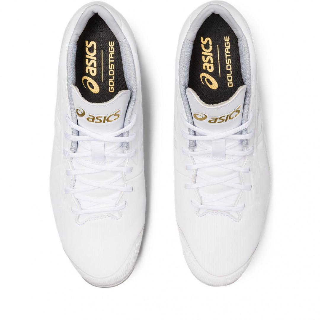 【新品未使用】asics GOLDSTAGE HUNT　27㎝　オールホワイト