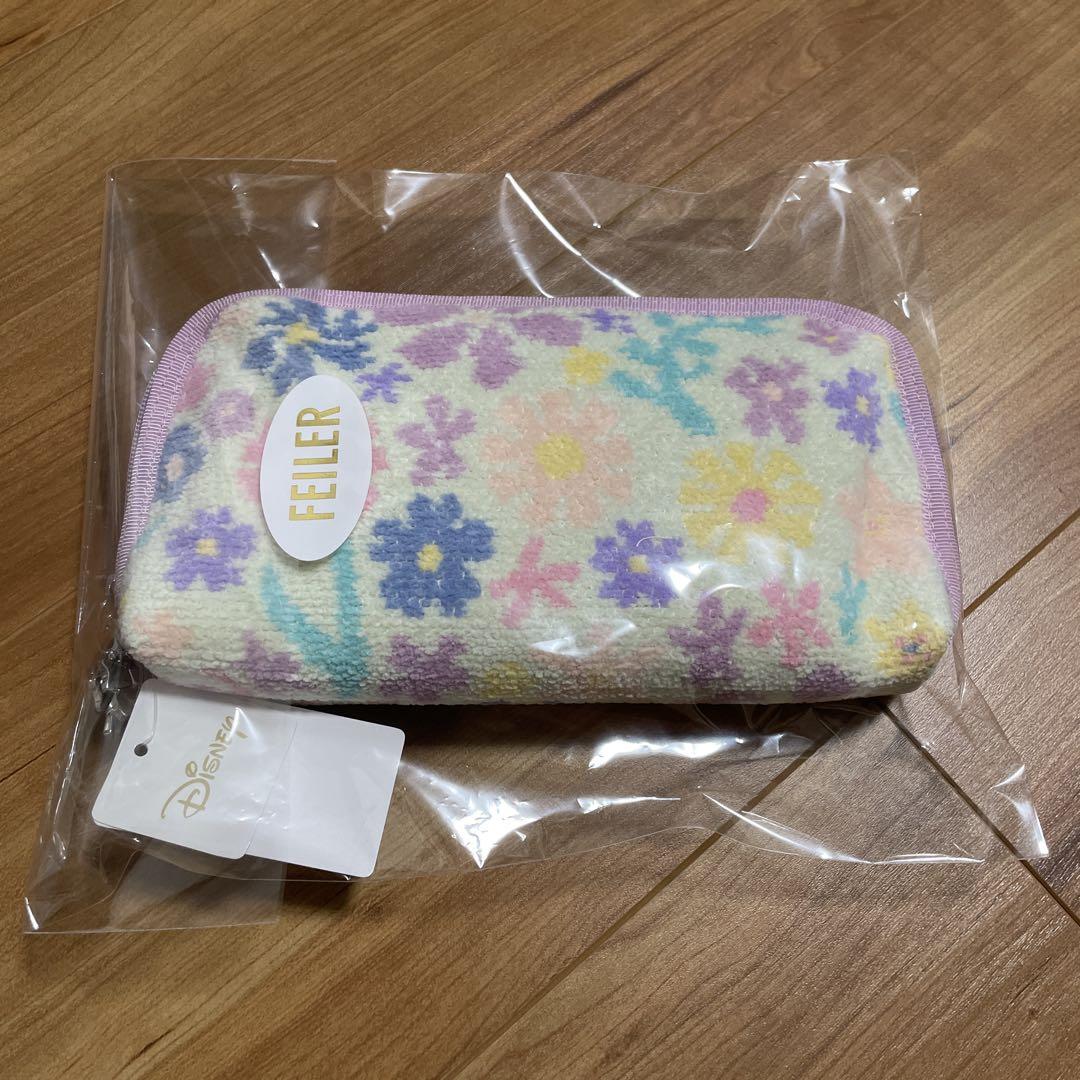 新品　フェイラー　便利ポーチ　インマイリボン　ペールグリーン　ミニー
