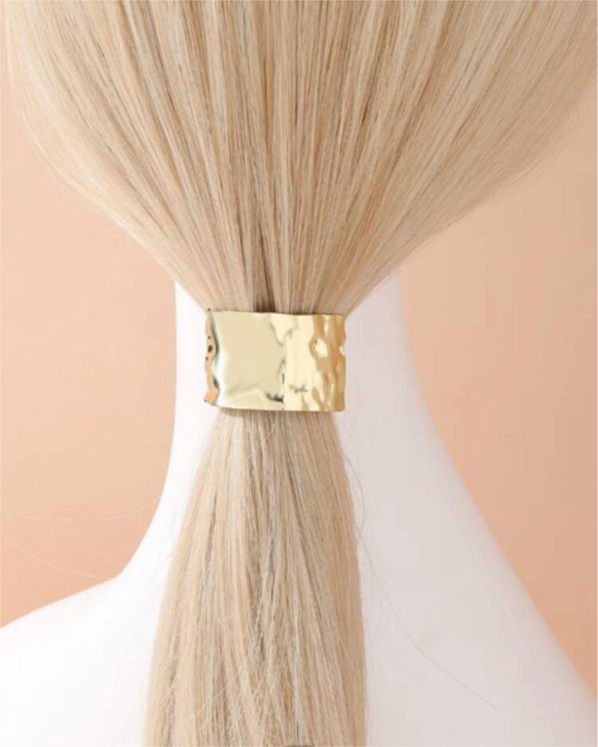 新品未使用 ゴールド ヘアクリップ ヘアゴム ヘアピン