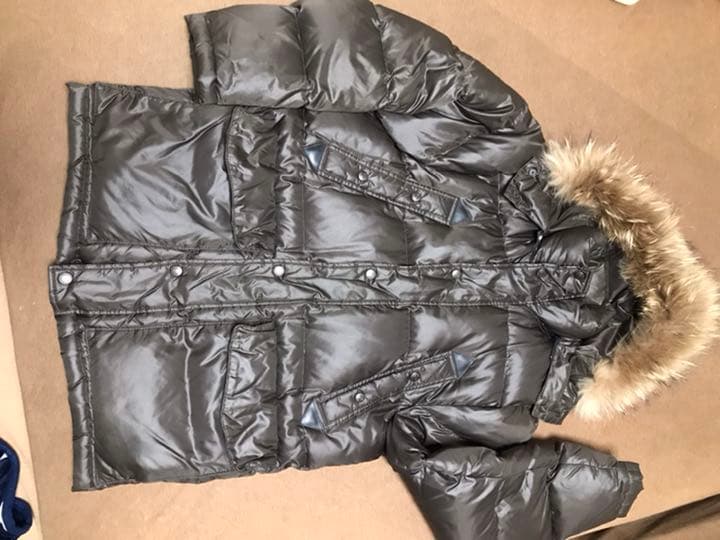 CAMP7 ダウンジャケット こげ茶色 Lサイズ 美品