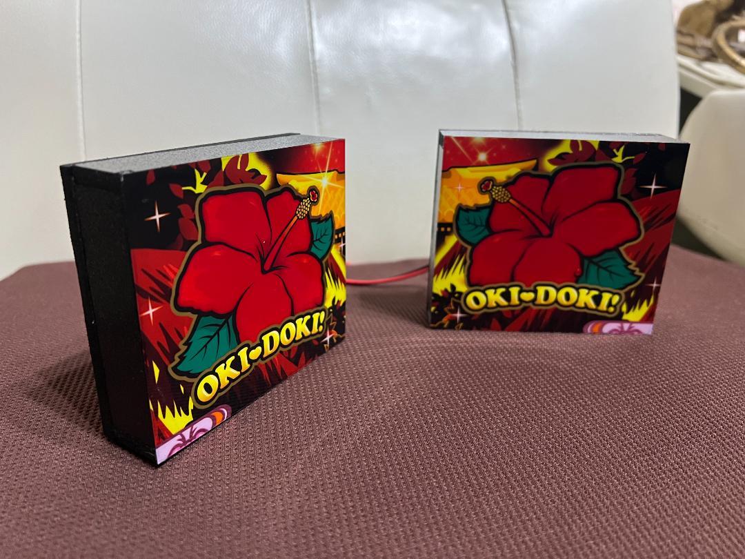 沖ドキ2 ハイビスカスランプ BOX 実機パネルシート使用品！