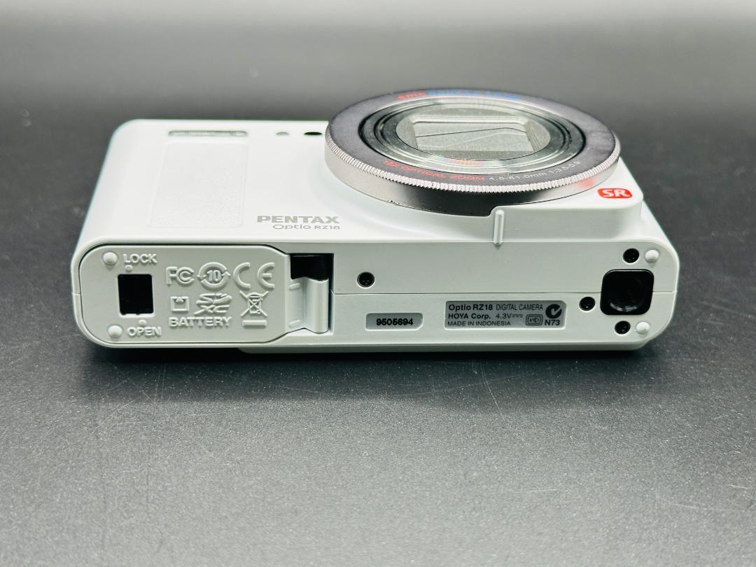 値下げしました！【美品】PENTAX Optio RZ18 ホワイト Amazon | PENTAX デジタルカメラ Optio RZ18(パールホワイト
