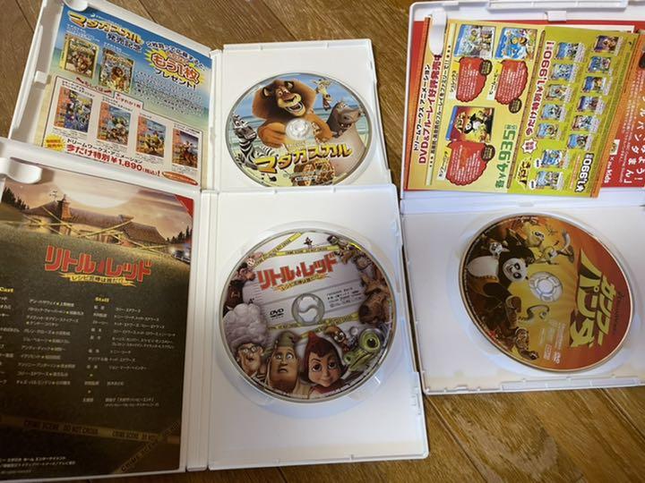 マダガスカル リトルレッド アニメdvd3本 カンフーパンダ 55 以上節約 カンフーパンダ