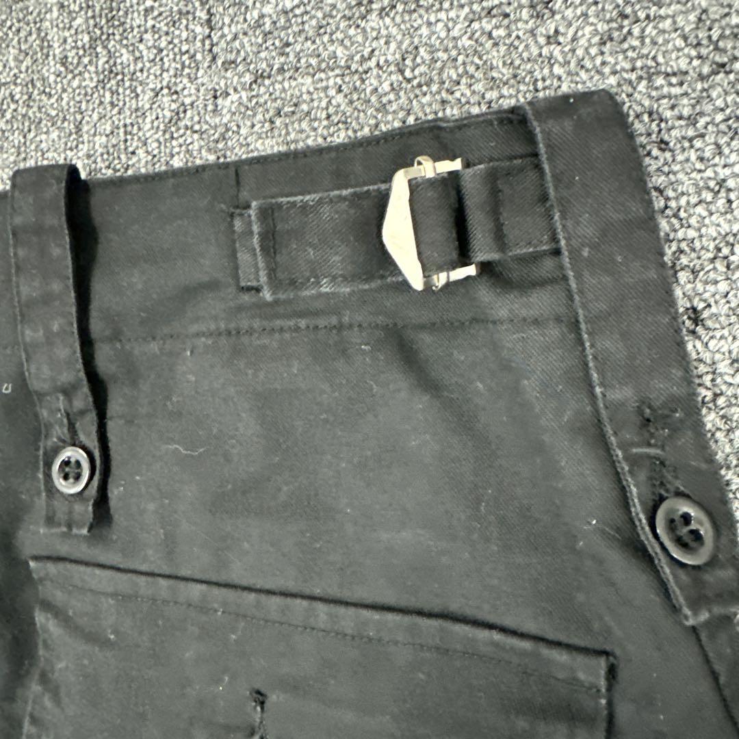 黒 カーゴパンツ 4ポケット
