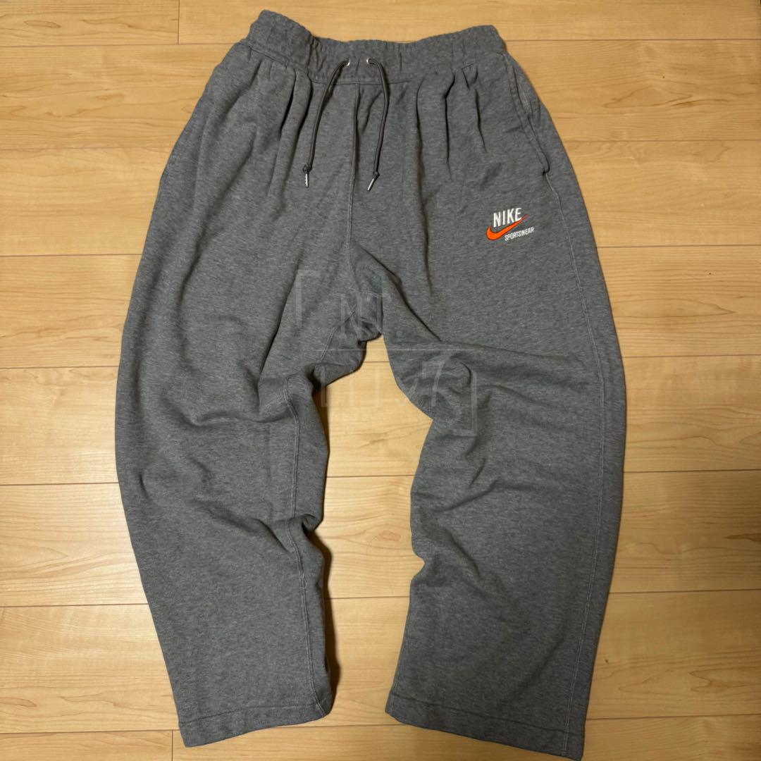 グレー ホワイト NIKE ポロシャツ ラガーシャツ スウェット パンツ S