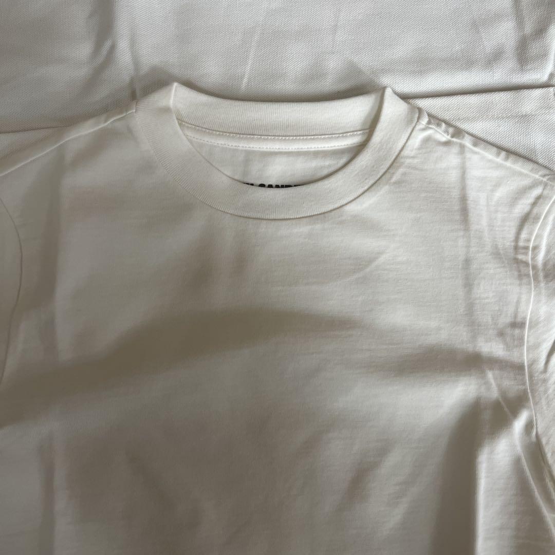 新品　JIL SANDER+ ホワイト パックTシャツ Sサイズ　１枚