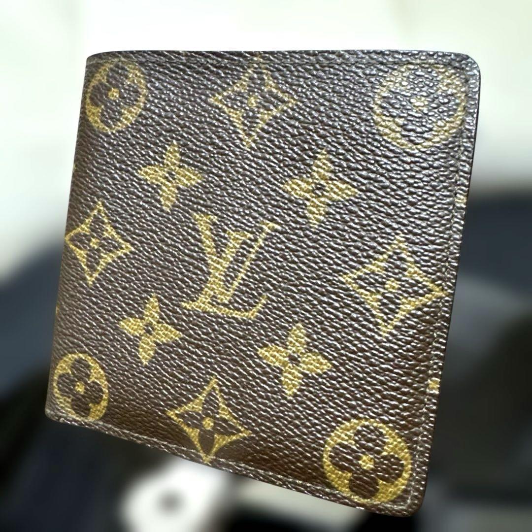 ⑥☆優良品☆モノグラム♪マルコ☆2つ折り財布☆コインポケット