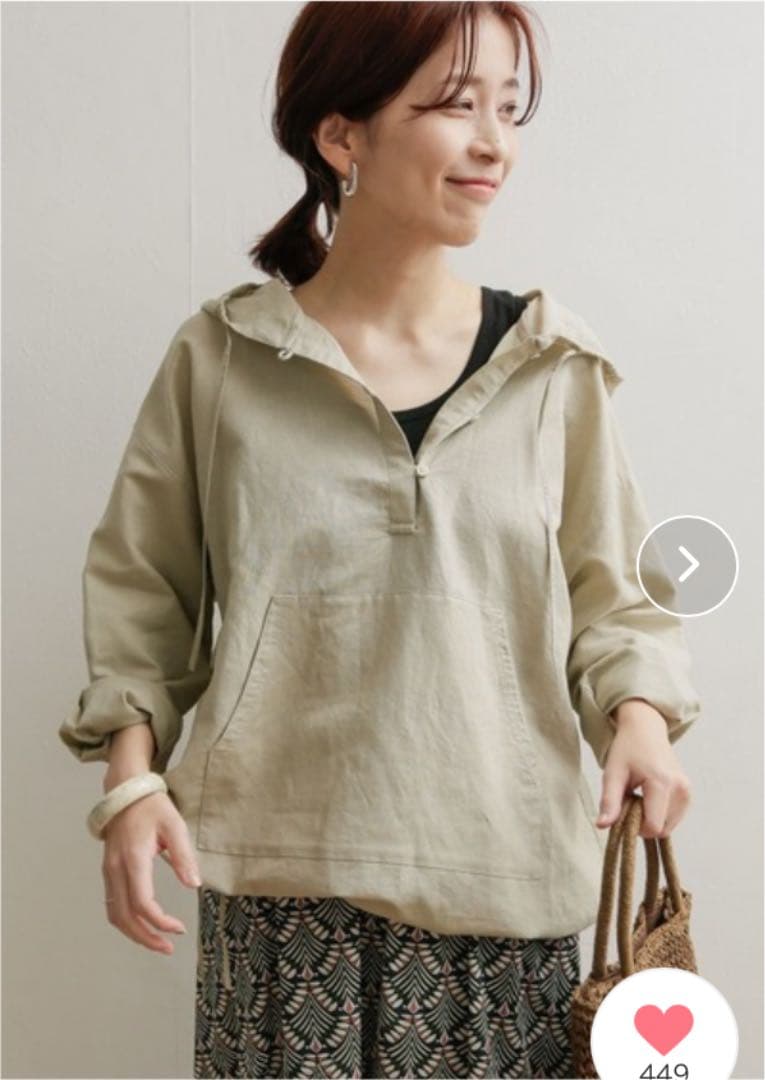 新品未使用◇ DOORS コットンラミーパーカー ベージュ アーバン