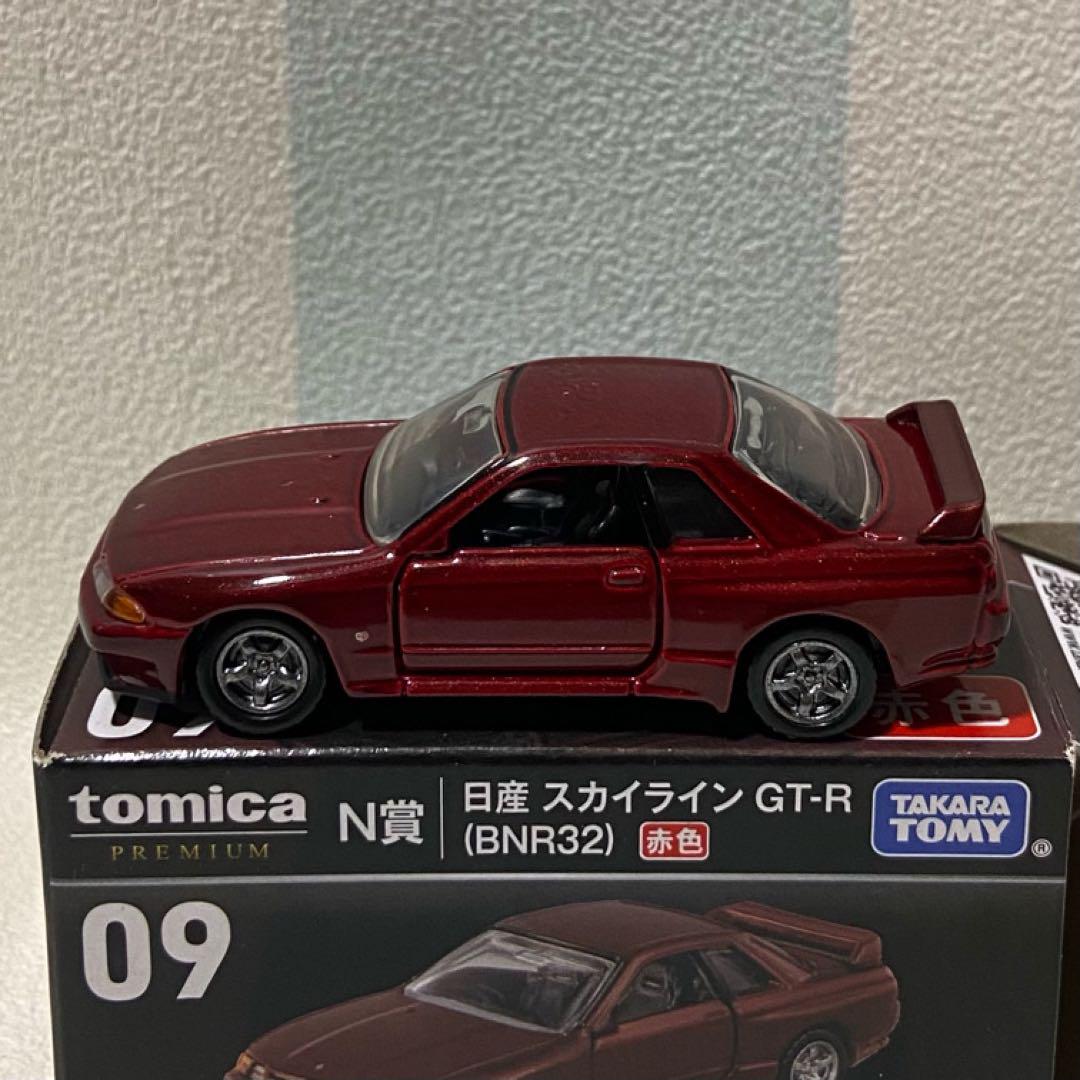 トミカくじ第一弾スカイラインGTR32 3個コンプセット tomicaくじ 09/10 N賞 日産 スカイライン GT-R(BNR32) (赤色