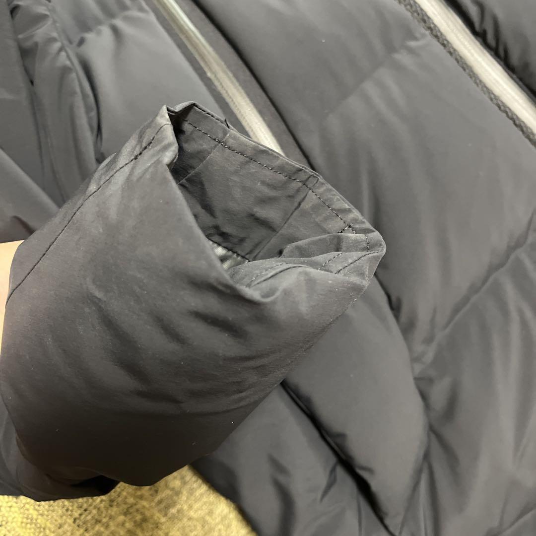 DESCENTE デサント　水沢ダウン　マウンテニア　ハーフコート　ブラック