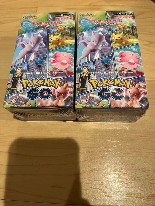 ポケモンGO 2BOX ダークファンタズマ 1BOX シュリンク付き