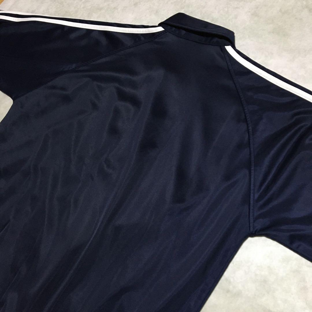 アディダス　adidas トラックジャケット　90s ジャージ　襟　万国旗タグ