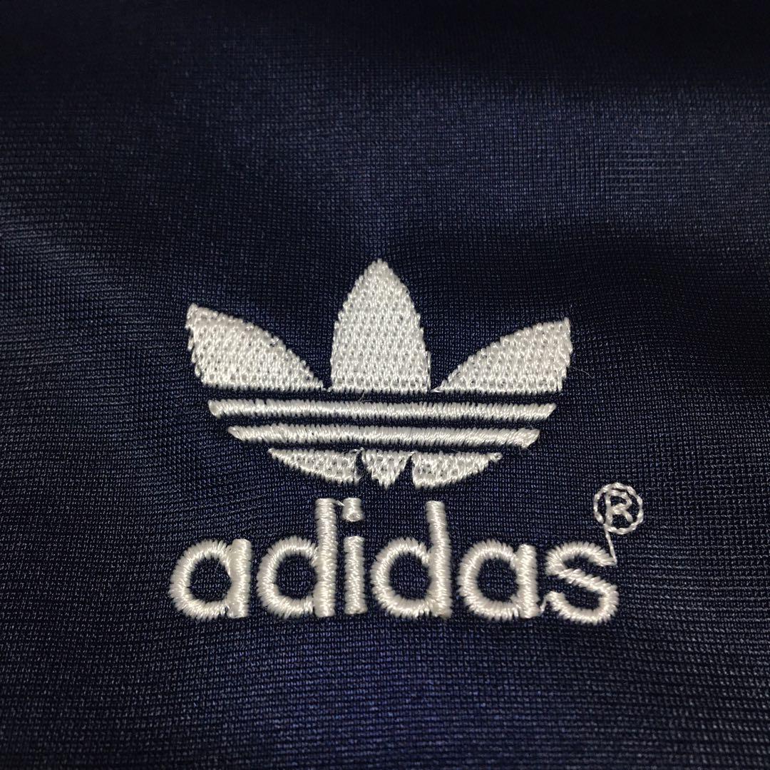 アディダス　adidas トラックジャケット　90s ジャージ　襟　万国旗タグ