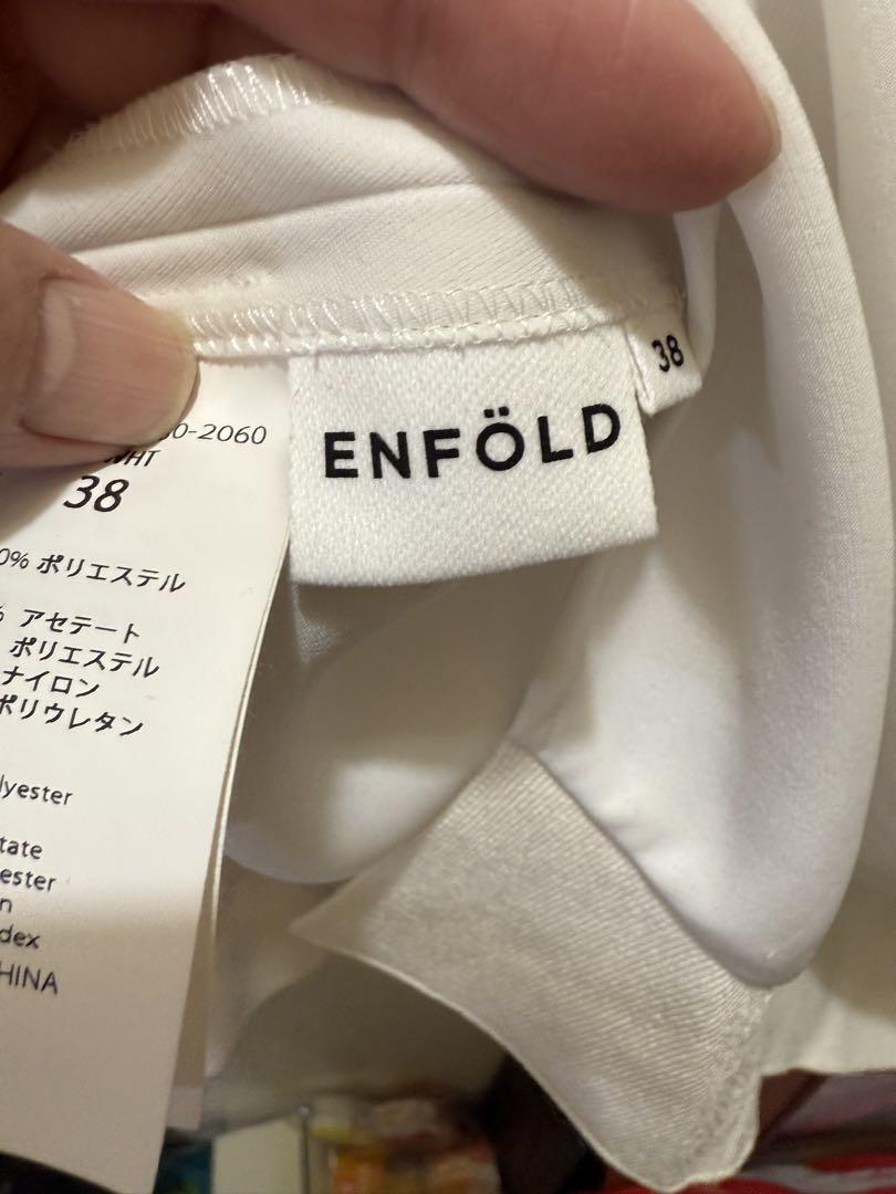 kuu 　ENFÖLD ホワイト シャツ 38