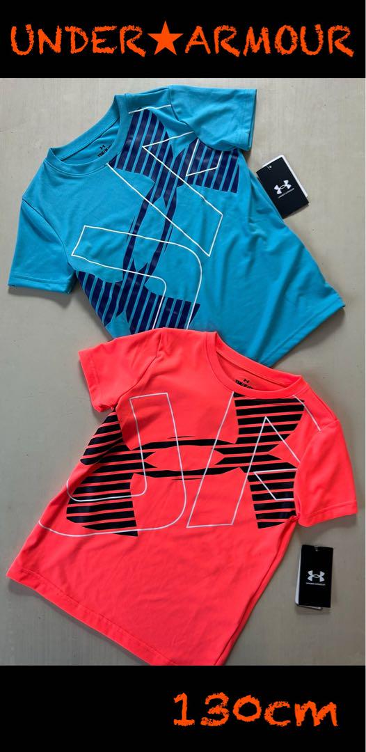 新品タグ付 140㎝アンダーアーマーUNDERARMOUR Tシャツ2枚組