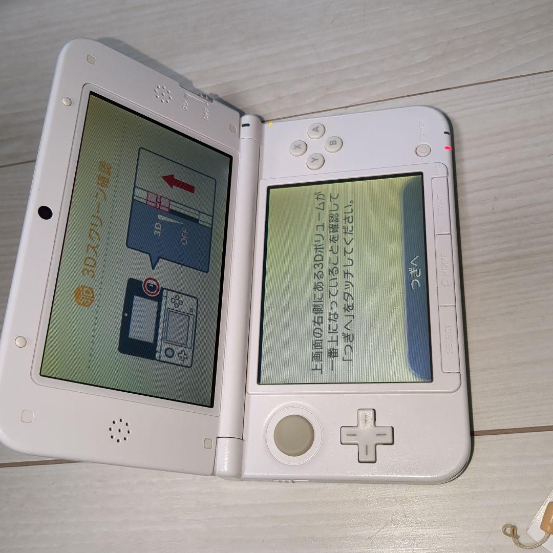【動作品】ニンテンドー 3DS LL ミントホワイト 本体 任天堂 箱付