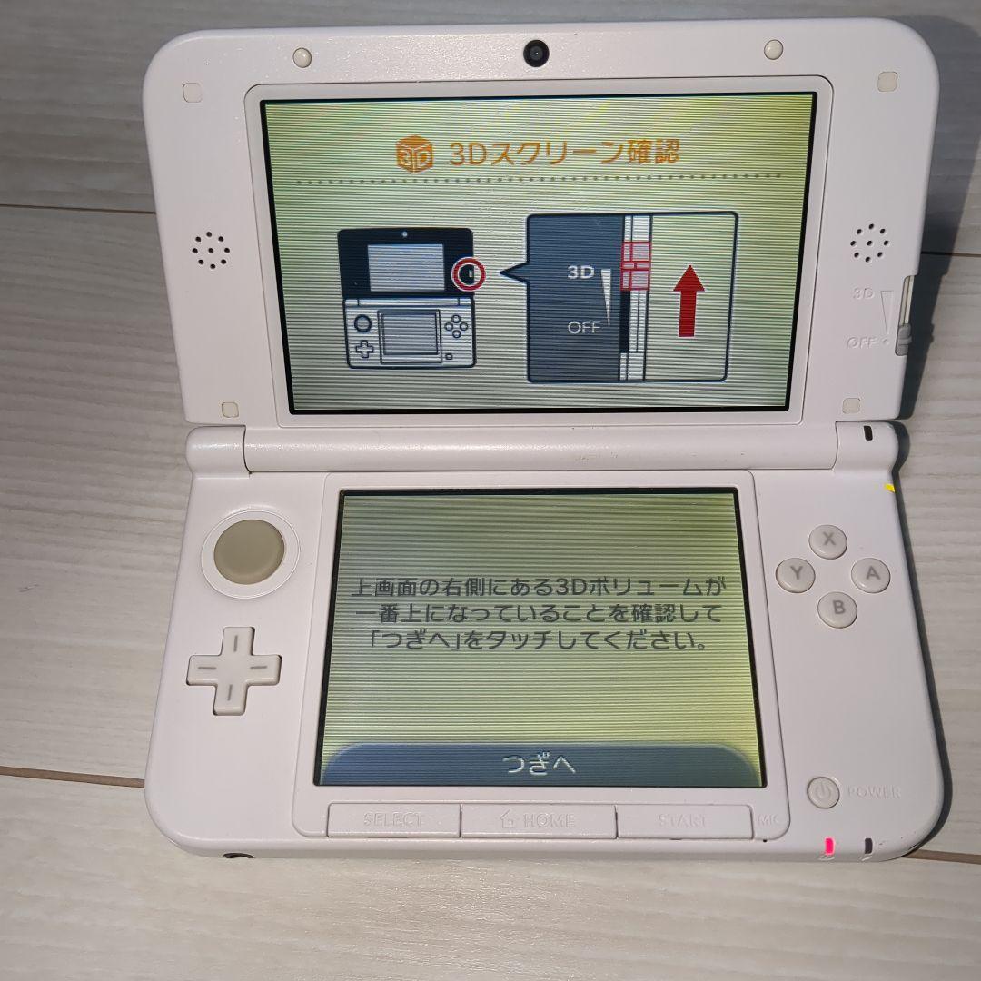 【動作品】ニンテンドー 3DS LL ミントホワイト 本体 任天堂 箱付