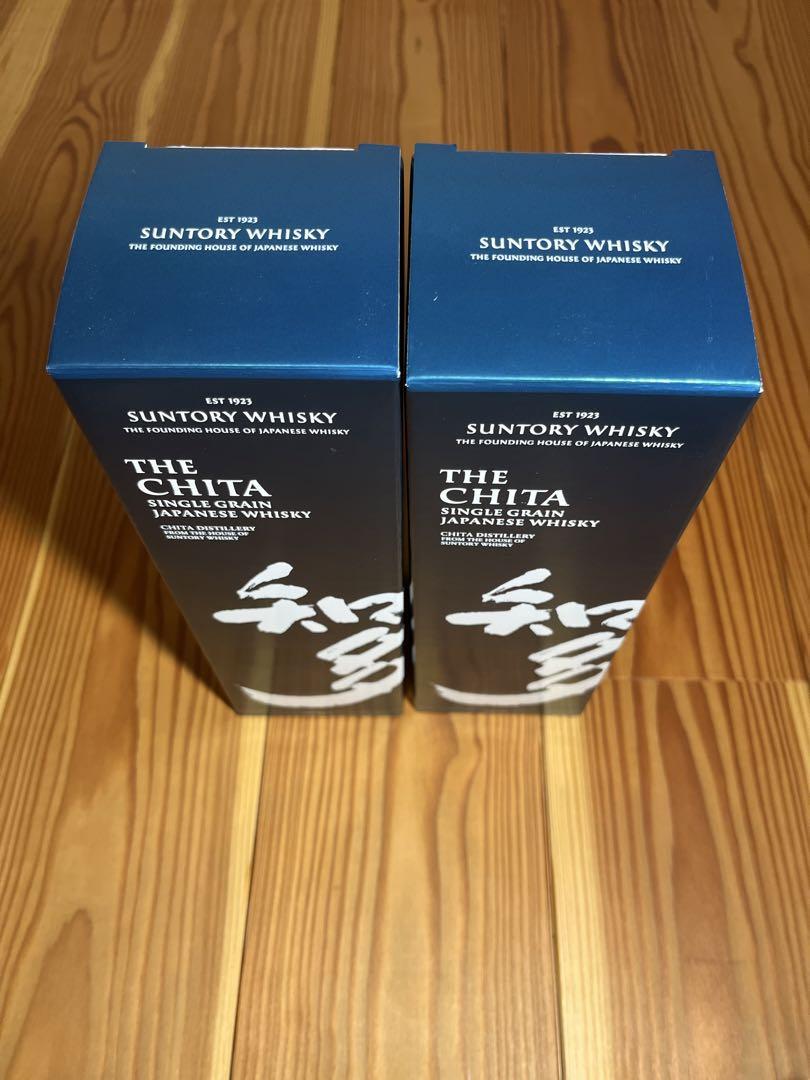 新品】サントリー知多（ちた）グレーンウイスキー 700ml箱付き×2