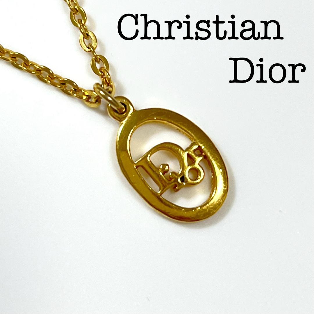 ChristianDior クリスチャンディオール　ネックレス　ロゴ