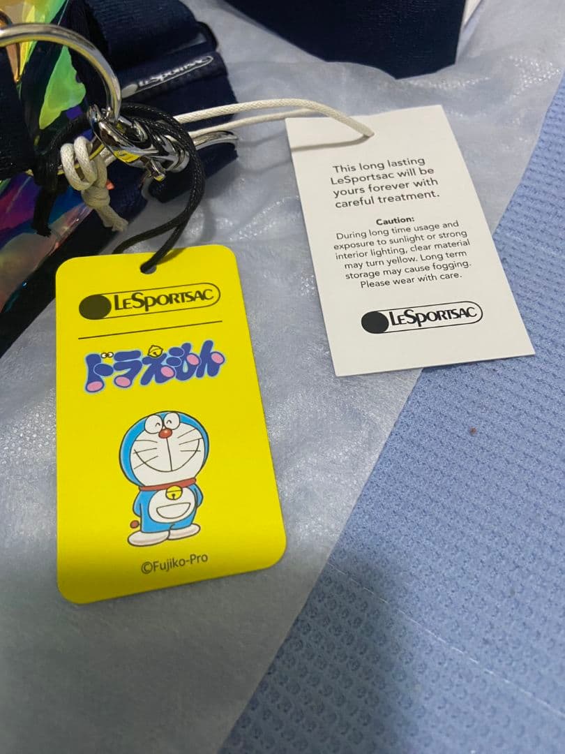 LeSportsac レスポートサック ドラえもん コラボ トートバッグ クリア