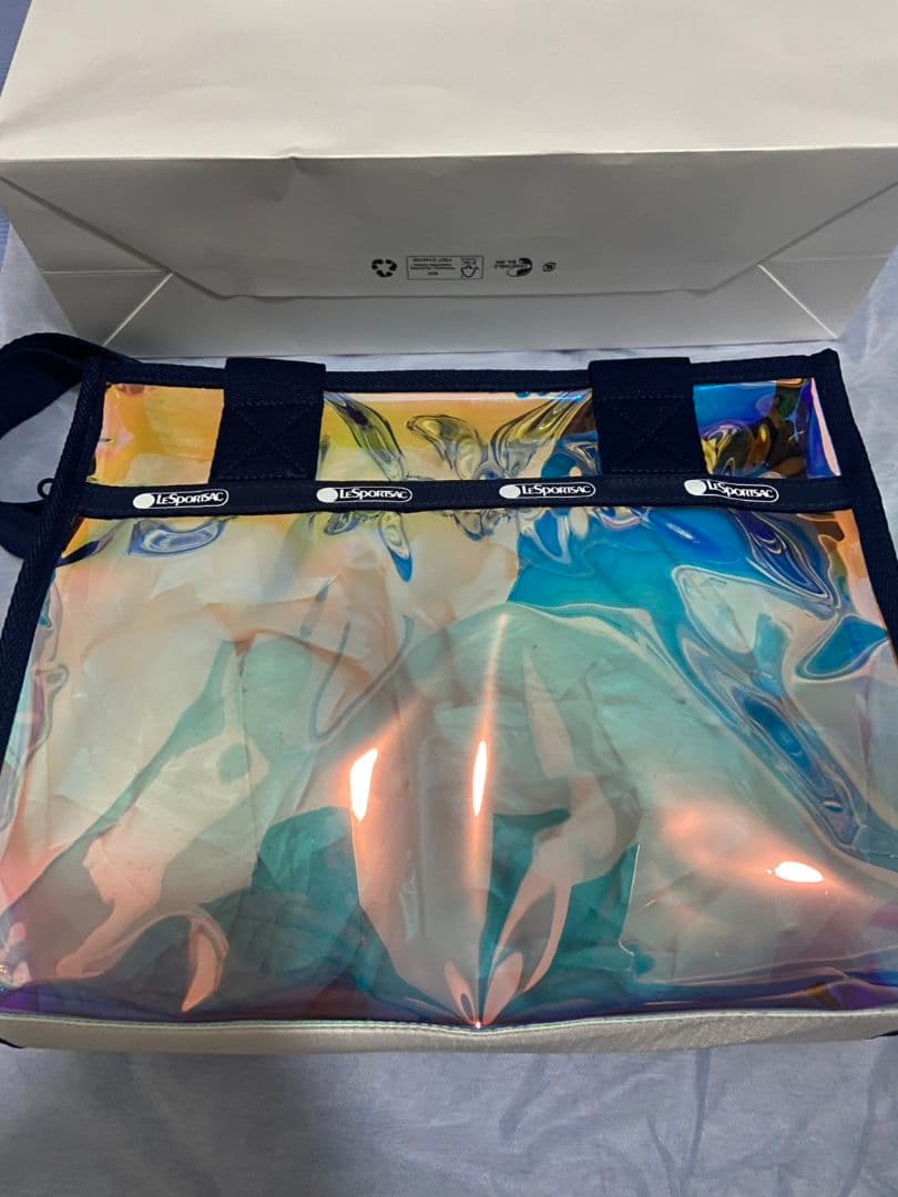 LeSportsac レスポートサック ドラえもん コラボ トートバッグ クリア