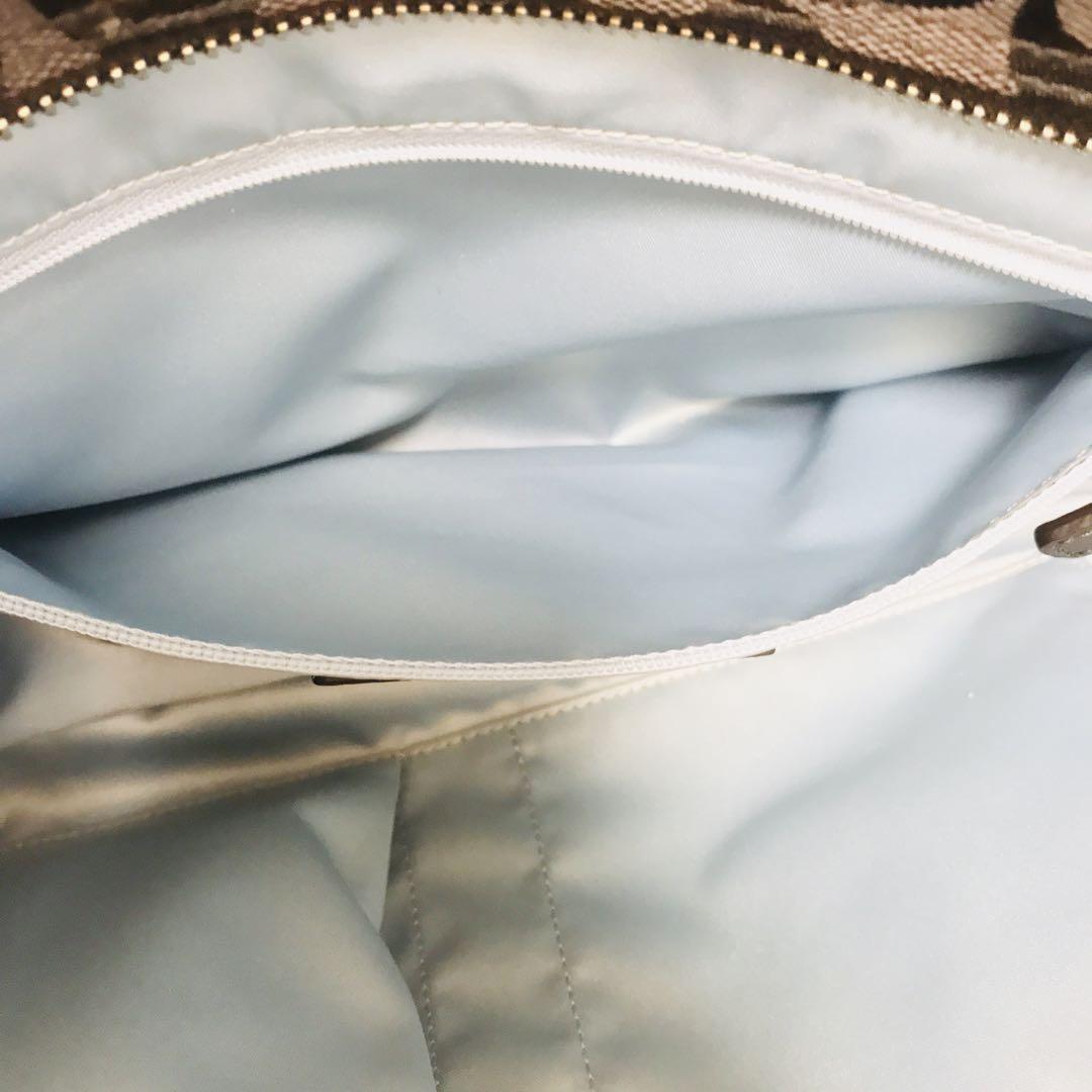 【美品】 COACH コーチ トートバッグ ワンショルダーバッグ シグネチャー