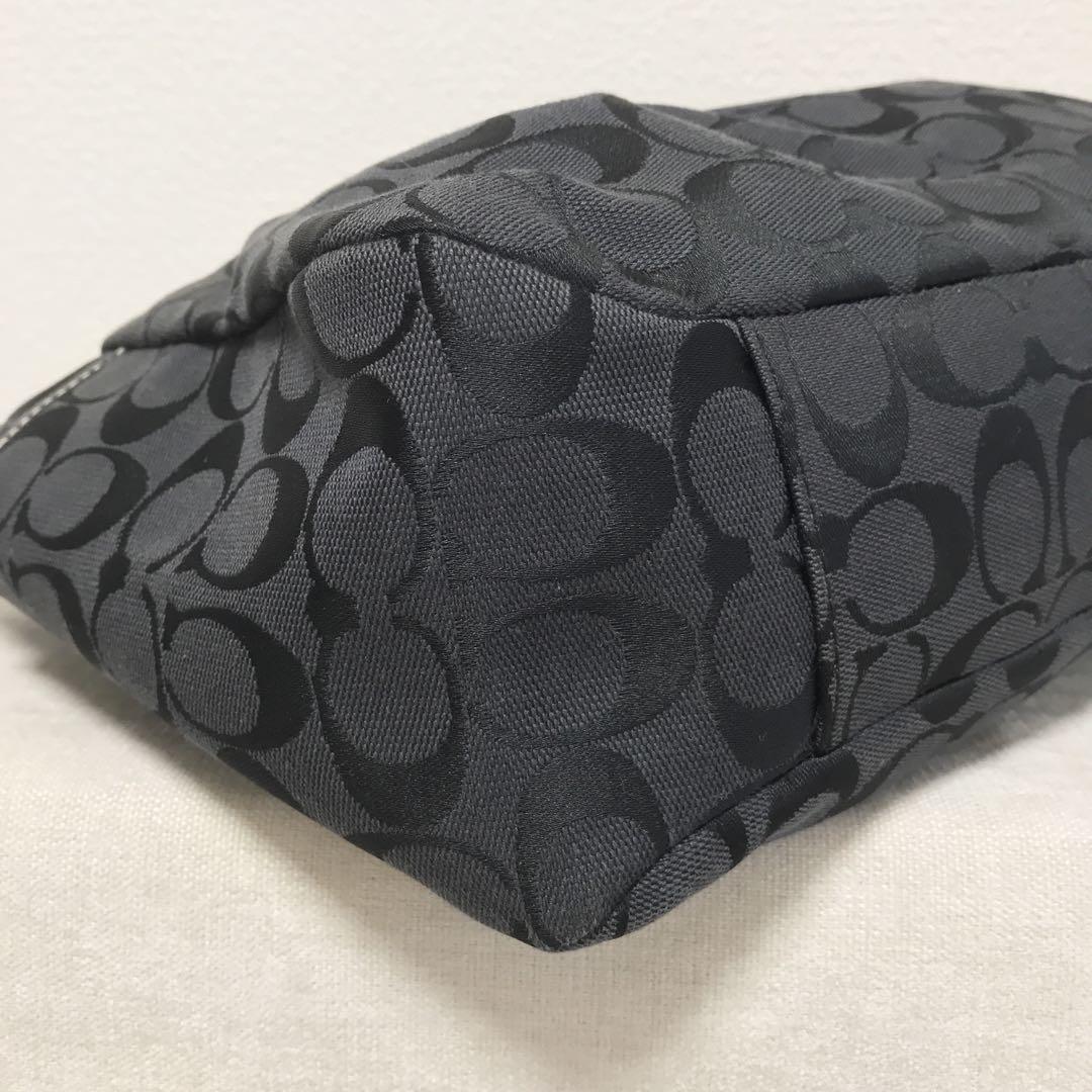 【美品】 COACH コーチ トートバッグ ワンショルダーバッグ シグネチャー