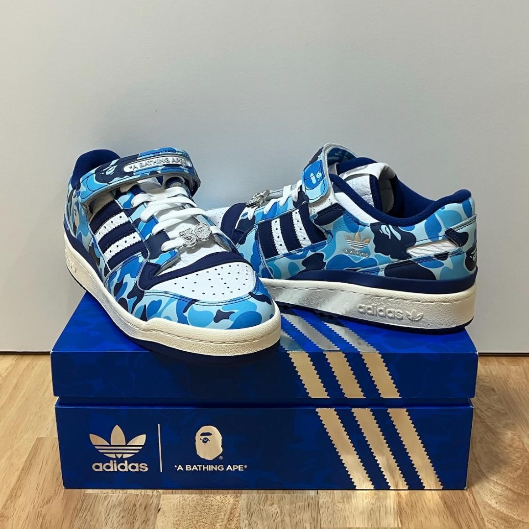 28.5cm adidas FORUM 84 BAPE LOW