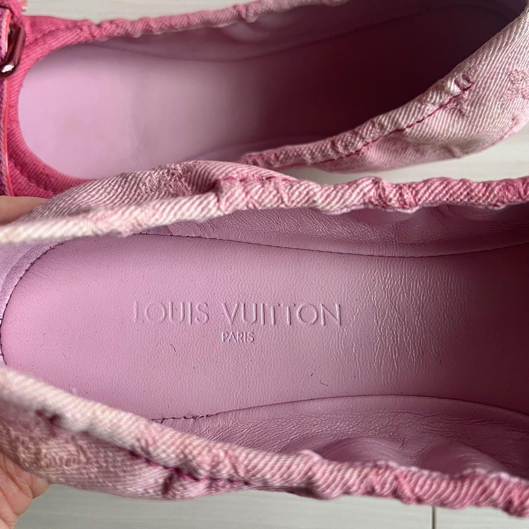 Louis Vuitton Denim Pink ルイヴィトン　パンプス Louis Vuitton Denim Pink ルイヴィトン パンプス