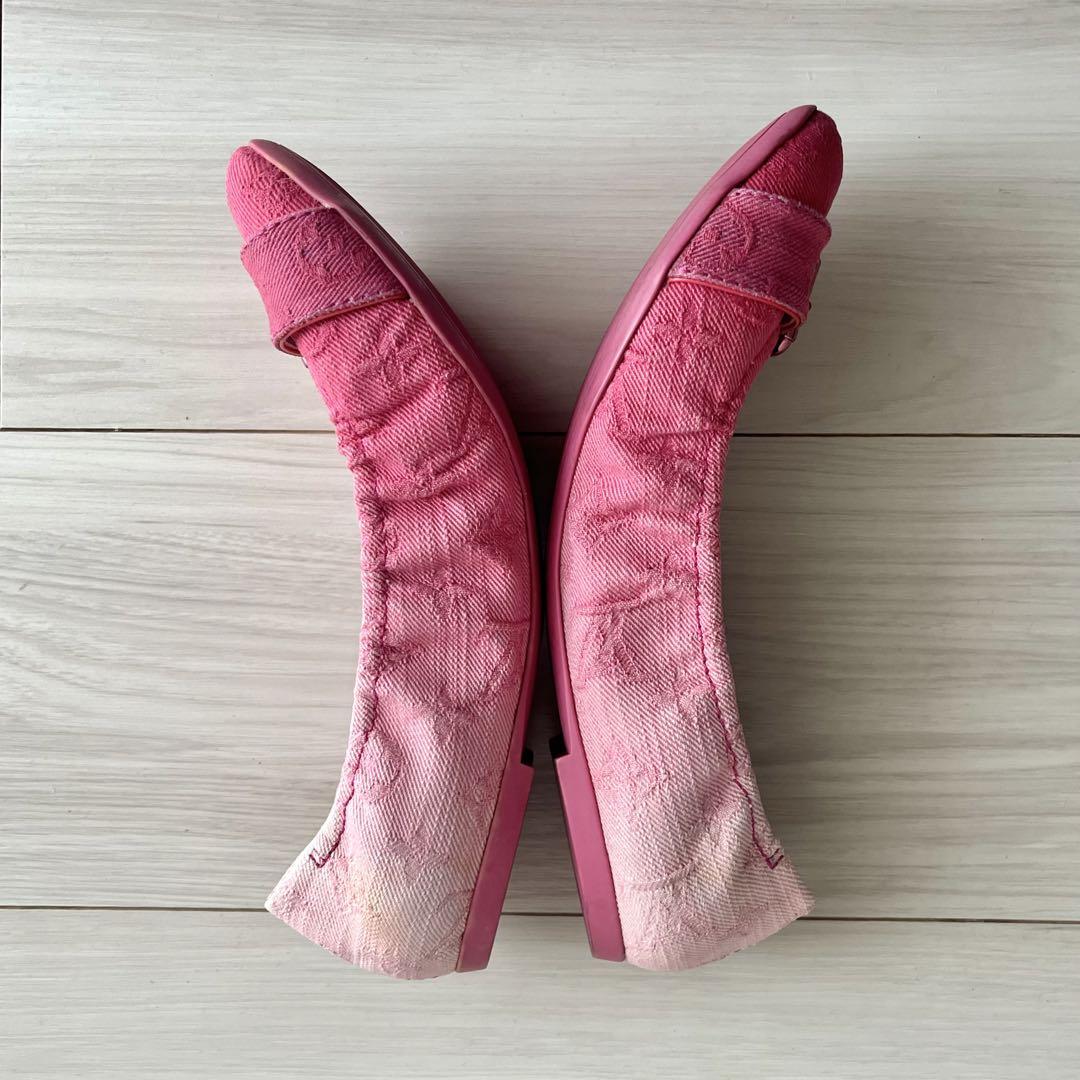 Louis Vuitton Denim Pink ルイヴィトン　パンプス