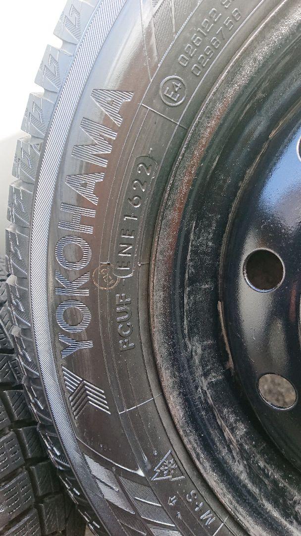 155/65R13 ヨコハマタイヤ アイスガード 2022年製 ４本セット