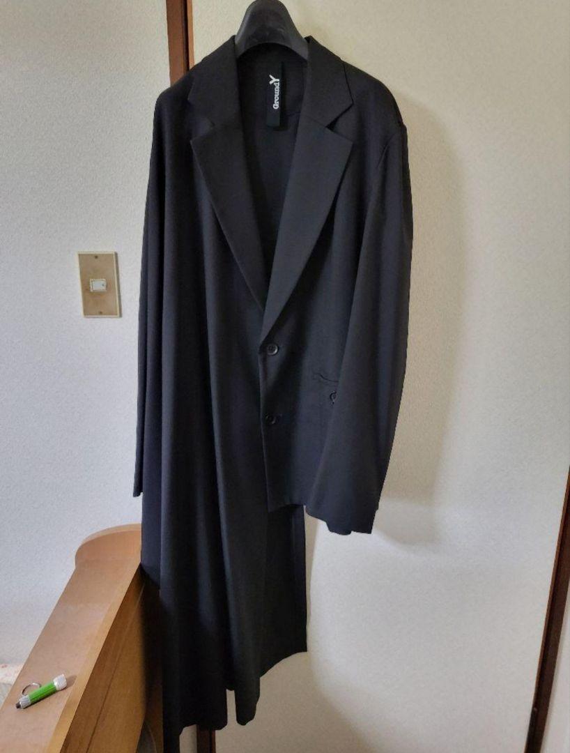 yohji yamamoto ground y 右袖マントドッキングジャケット 画像3