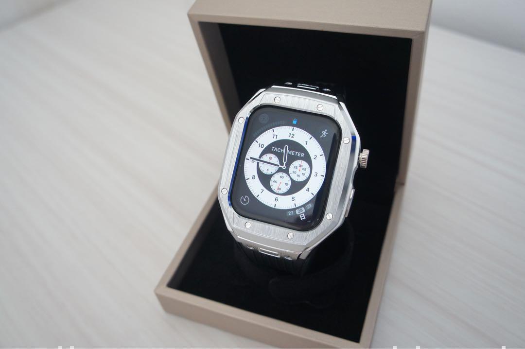 AppleWatch アップルウォッチ 44/45mm カバー　ケース　ベルトf