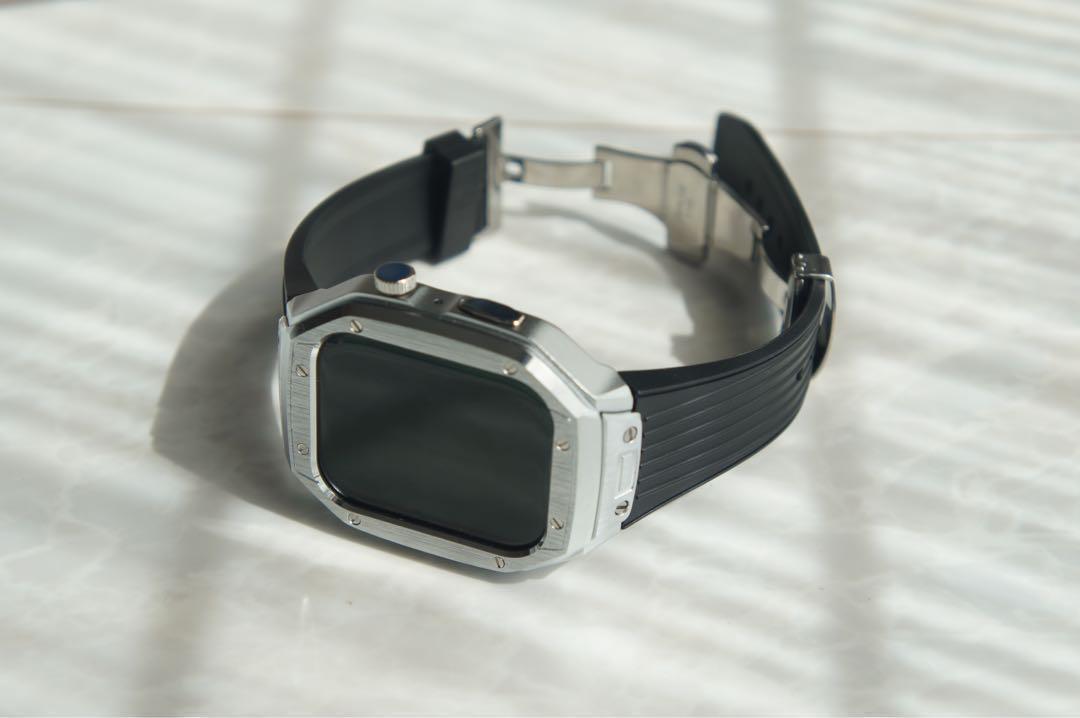 AppleWatch アップルウォッチ 44/45mm カバー　ケース　ベルトf