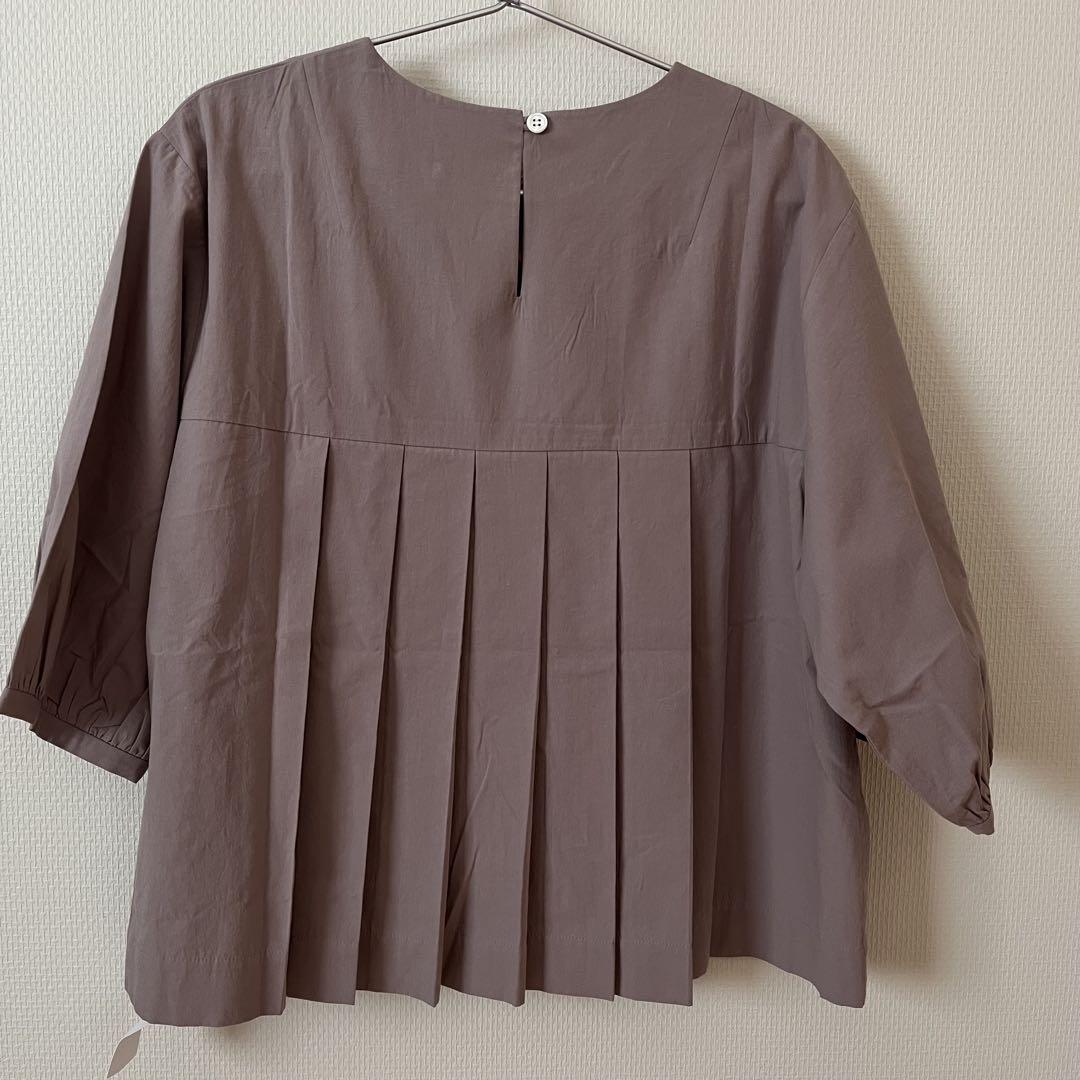 bull cionコットンタックブラウス