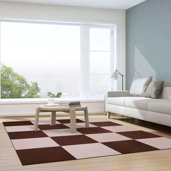 ジョイントマット 吸着マット タイルマット45*45cmブラウン*ベージュ20枚