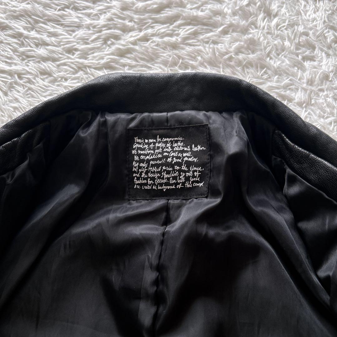 希少✨nano universe レザー ジャケット ライダース ブラック 希少✨nano universe レザー ジャケット ライダース ブラック