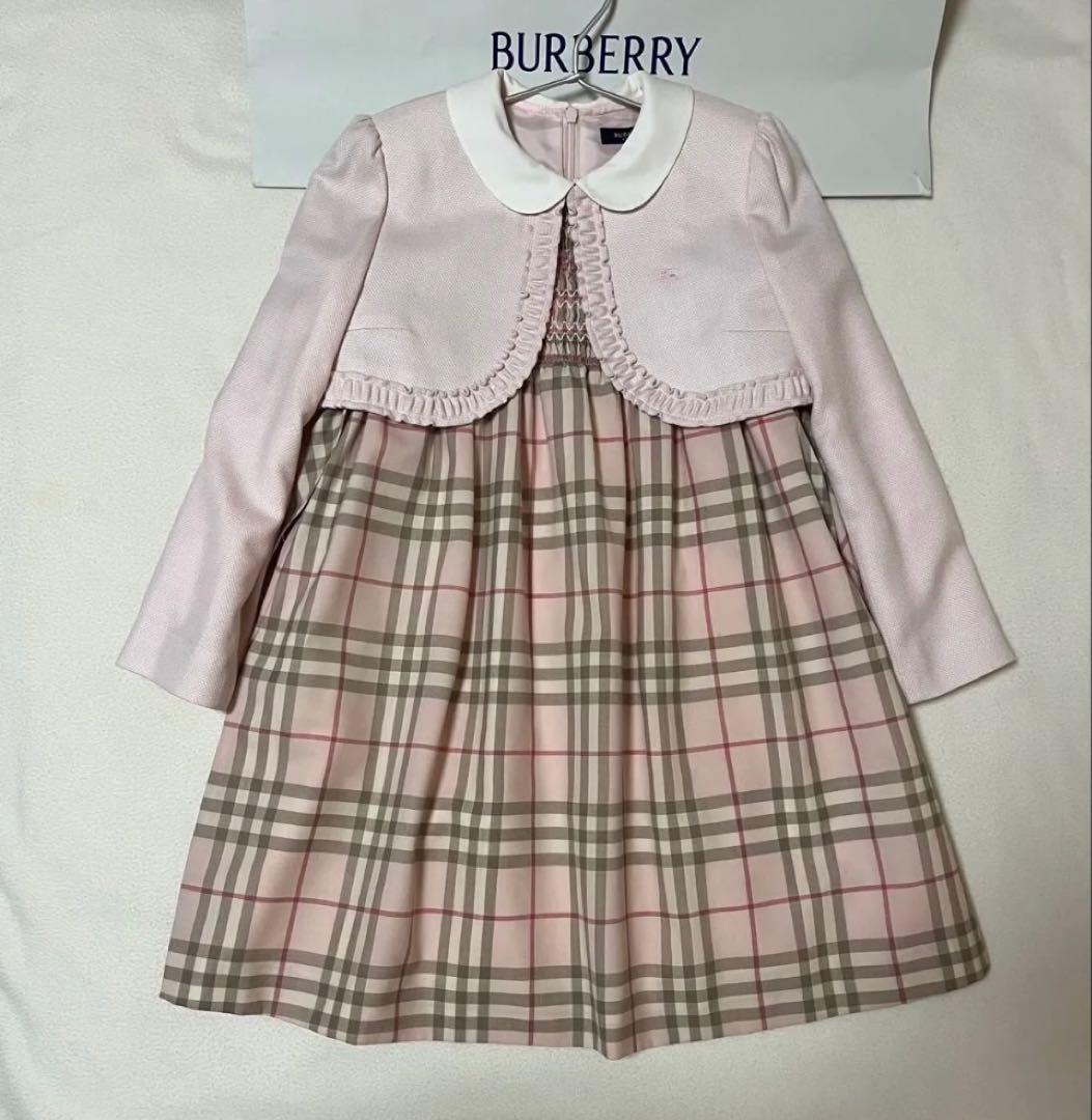 バーバリー　BURBERRY キッズ　フォーマル　ボレロ　&ワンピース　130