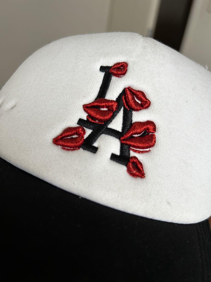 LAロゴ刺繍キャップ ラロパ　値下げ可能