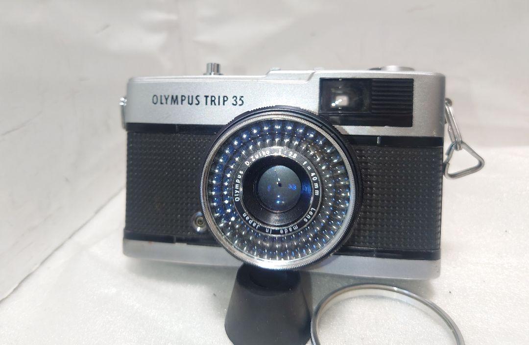 【完動品】OLYMPUS TRIP 35 フィルムカメラ 動作確認済 赤ベロOK 完動品】OLYMPUS TRIP 35 フィルムカメラ 動作確認済 赤ベロOKΩ
