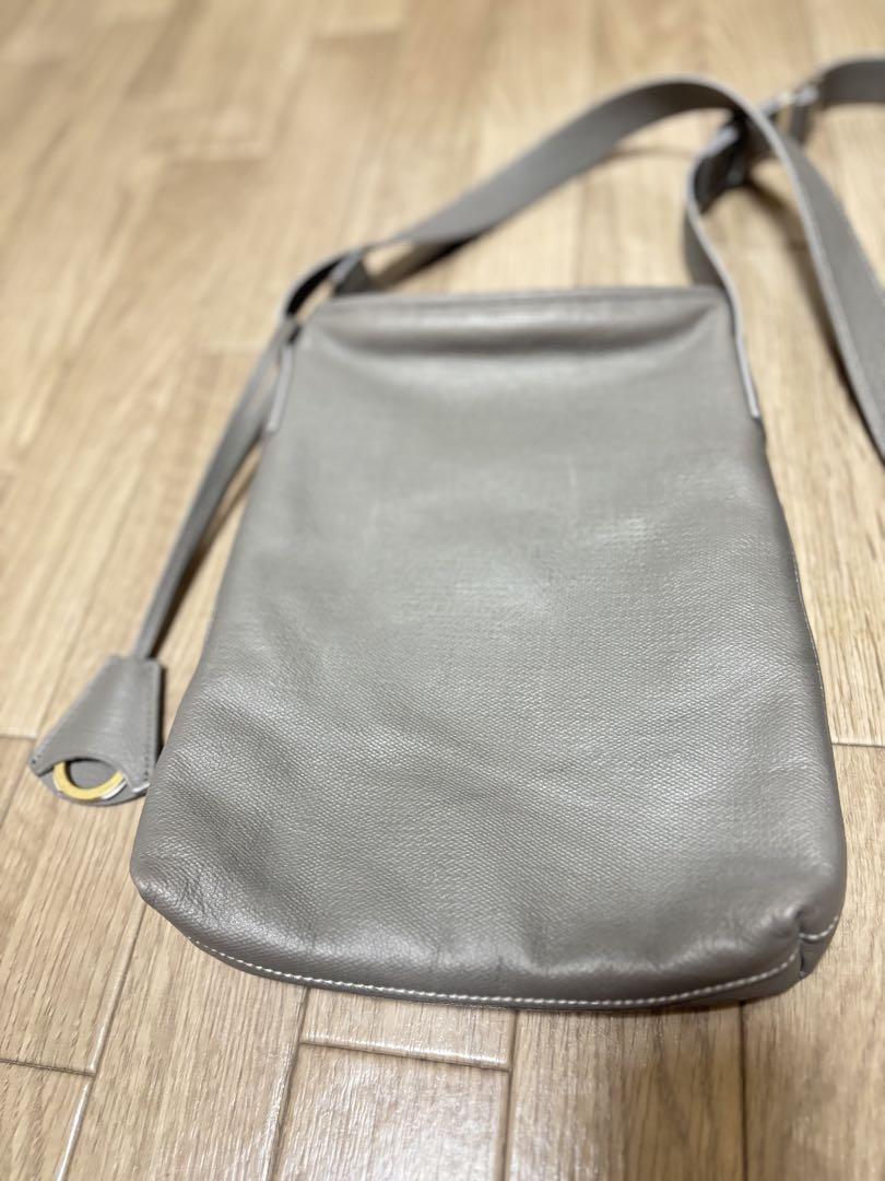美品　aniary シンプルショルダーバッグ グレー