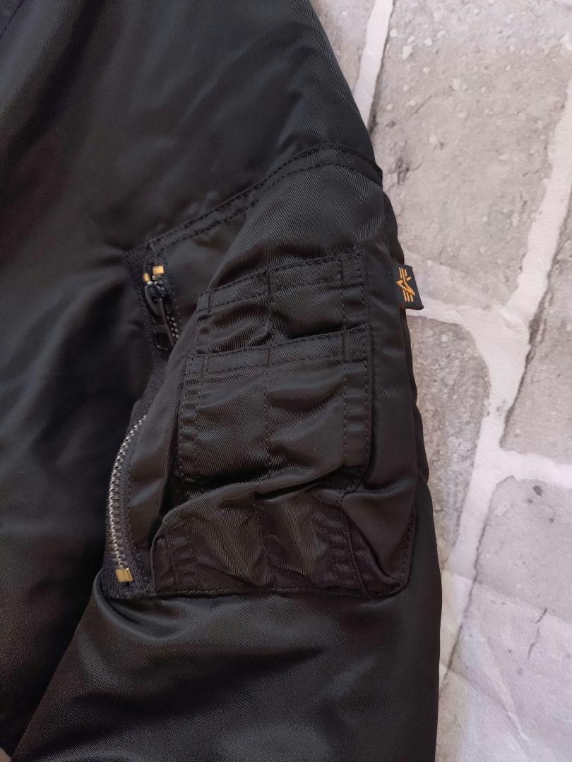 【訳あり美品】【希少3Lサイズ】【アルファ】【MA-1】【人気ブラック】大きい