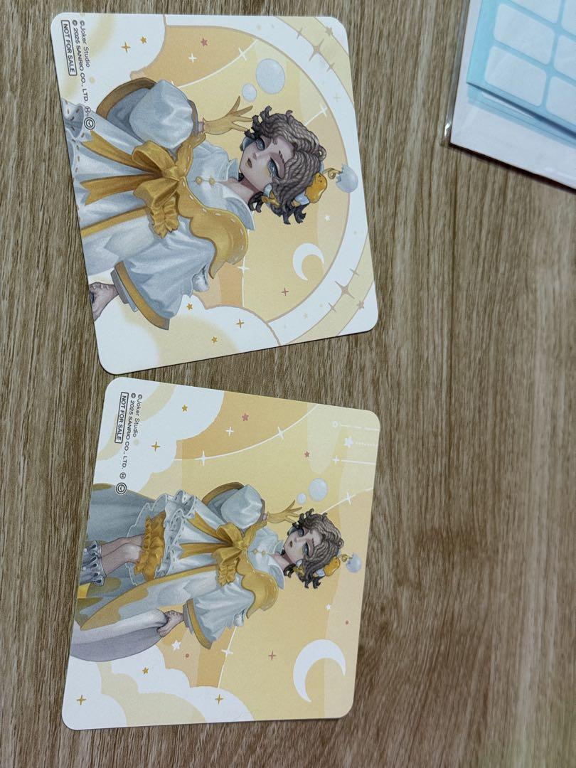 第五人格 IdentityV × サンリオキャラクターズ　気象学者コースター2枚